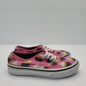 Vans Pink Cupcake Canvas Kids Low Top Shoes US Size 1